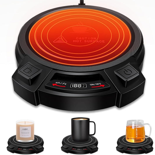 Coffee Mug Warmer for Desk-Smart Candle Warmer Digital Display