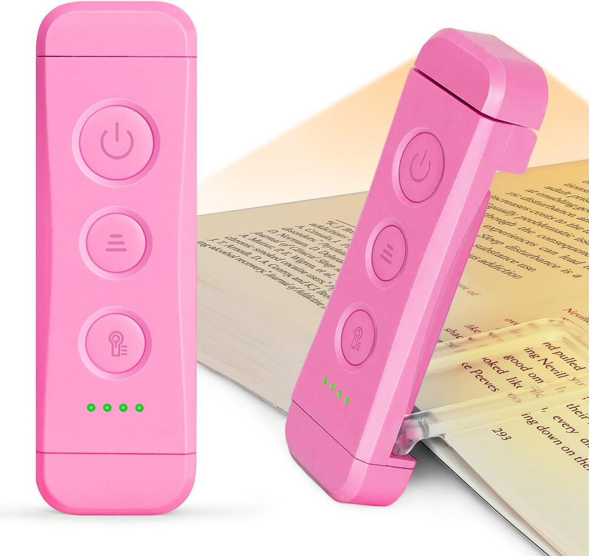 Glocusent USB Rechargeable Book Light for Reading in Bed, LED Reading Light