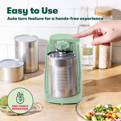 bella Electric Can Opener and Knife Sharpener, Black