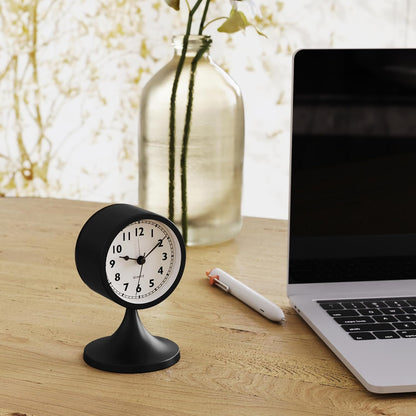 AYRELY® 3" Analog Alarm Clock, Retro Small Clock, Desk Clock for Bathroom