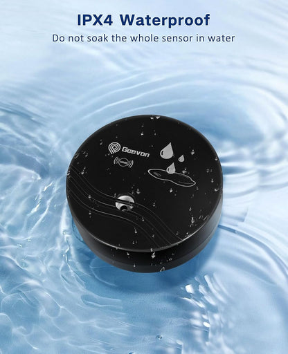 Geevon 10 Pack Water Leak Detectors,100dB Sensor Alarms for Home | Flood Leak Detectors for Basement,Bathroom,Laundry Room,Sink,Garage,Wine Cellar,RV and Window,Water Alarms with Batteries