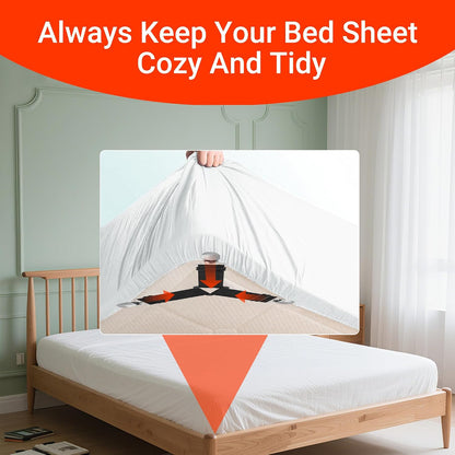 Bed Sheet Holder Straps Adjustable Non-Slip Sheet Clips | Adjustable Length, Non-Slip Grip, Secure Sheet Hold, Easy Installation, Durable Elastic Straps, Fits Most Mattresses