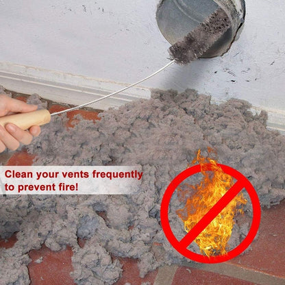 Sealegend Dryer Vent Cleaner Kit with Vacuum Hose Attachment & Brush Blue | Fits Most Vacuums, Loosens Stubborn Lint & Removes Hidden Dust, for Dryer Vents, Refrigerator Coils & Narrow Gaps