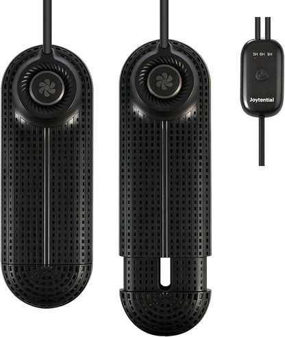Electric Shoe Dryer, Footwear Dryers with 3/6/9 Hours Timer, Built-in Airflow Fan, Portable Dryers for Sneakers