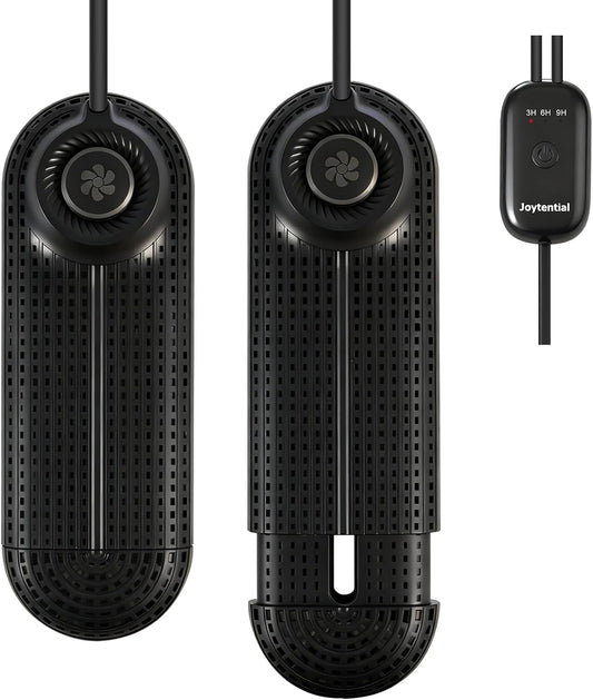 Electric Shoe Dryer, Footwear Dryers with 3/6/9 Hours Timer, Built-in Airflow Fan, Portable Dryers for Sneakers