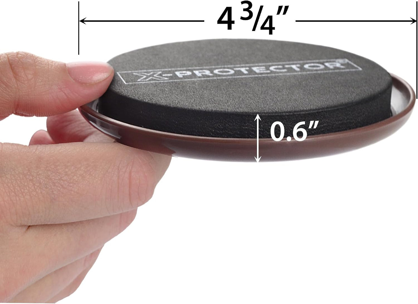 X-Protector Furniture Sliders for Carpet & Furniture Lifter Tool Set | 4 PCS 3 1/2" Sliders for Furniture with Foldable Furniture Jack. Move Your Furniture Easily with Furniture Movers for Carpets