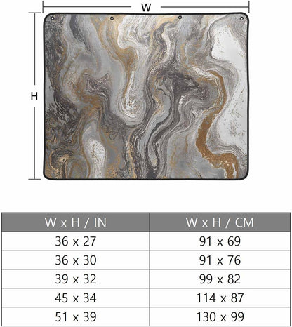 Magnetic Fireplace Cover Sage Green Marble Fireplace Screen Decorative Abstract Fluid Art Insulation Fireplaces Blocker Blanket Save Energy Fireplaces Draft Stopper Covers for Living Room 36x30 Inch