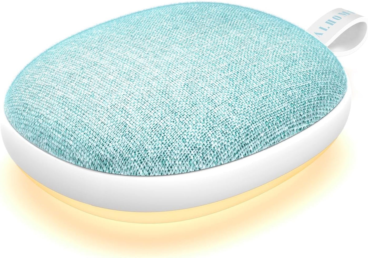 Portable White Noise Sound Machine: Baby Sleep Soother, Bluetooth Speaker, Rechargeable Battery, 4-Speed Timer, 6 Soothing Sounds Adult Therapy Aid for Trave (Purple, Portable)