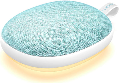 Portable White Noise Sound Machine: Baby Sleep Soother, Bluetooth Speaker, Rechargeable Battery, 4-Speed Timer, 6 Soothing Sounds Adult Therapy Aid for Trave (Purple, Portable)