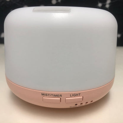 300ML Remote Control Air Diffusers for Essential Oil, Aroma Ultrasonic Scent Diffuser, Aromatherapy Humidfier Diffuser, 7 Color Changing LED Light, Auto-Off, Timer for Home, Room, Office, Kids