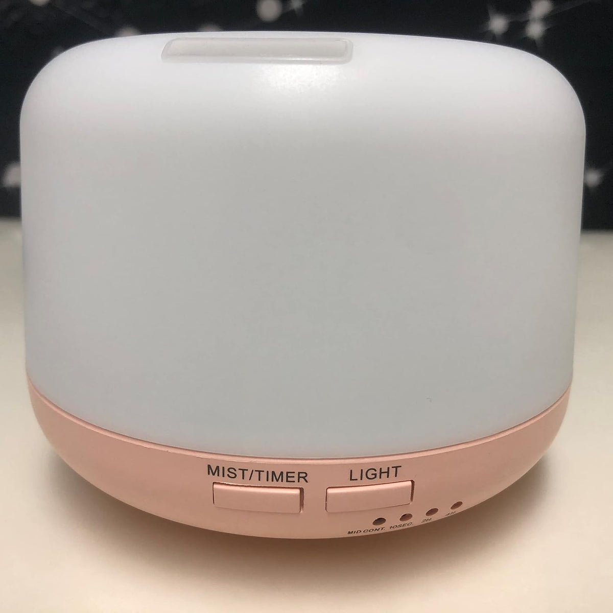 300ML Remote Control Air Diffusers for Essential Oil, Aroma Ultrasonic Scent Diffuser, Aromatherapy Humidfier Diffuser, 7 Color Changing LED Light, Auto-Off, Timer for Home, Room, Office, Kids