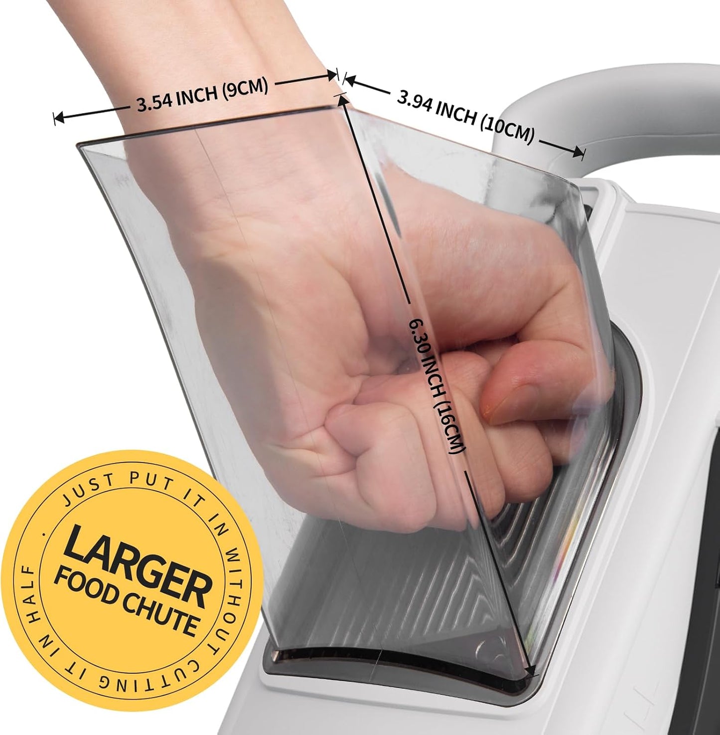 Safe Mandoline Slicer for Kitchen, Potato Slicer for Chips,Vegetable Cutter | Potato Slicer for Chips, 6 in 1 Vegetable slicer with Thickness Adjuster, Faster Kitchen Slicer for Meal Prep (Only Slice)