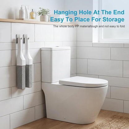 8 Pack Pumice Stone with Long Handle, Pumice Stone Toilet Bowl Cleaner | Replaceable Scouring Stick Removes Limescale, Rust, Hard Water Stains for Toilets, Tubs, Pools, Grills, Ergonomic Handle.