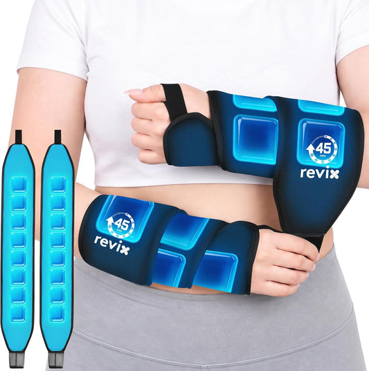 REVIX 45-Min Long-Lasting Wrist Ice Pack for Carpal Tunnel Relief