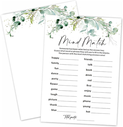 What’s on Your Phone Game Cards Set of 30, 5x7 in Icebreaker Bingo Cards, Greenery Office Team Games, Birthday Party Games for Adults, Back to School - 02