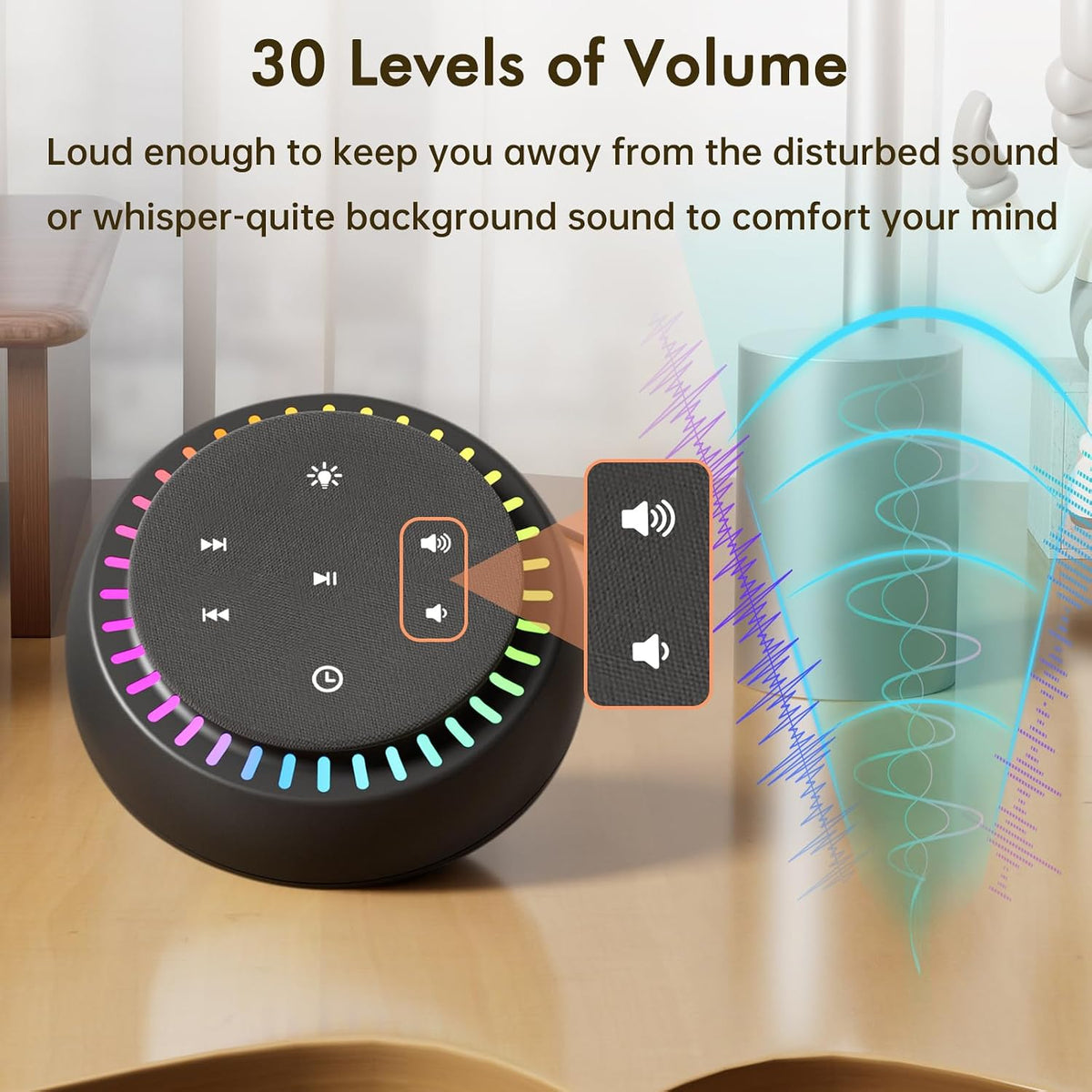 DreamSky Sound Machine for Sleep, White Noise for Sleeping Adults & Baby