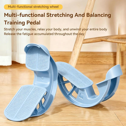 Foot Rocker Calf Stretcher, Multi-Angle Stretching Board with Massage Nubs, for Achilles Ankle Stretch Plantar Fasciitis Relief and Balance Training Exercise Equipment
