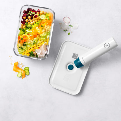For food to stay fresh up to 5X longer, pump required (not included).