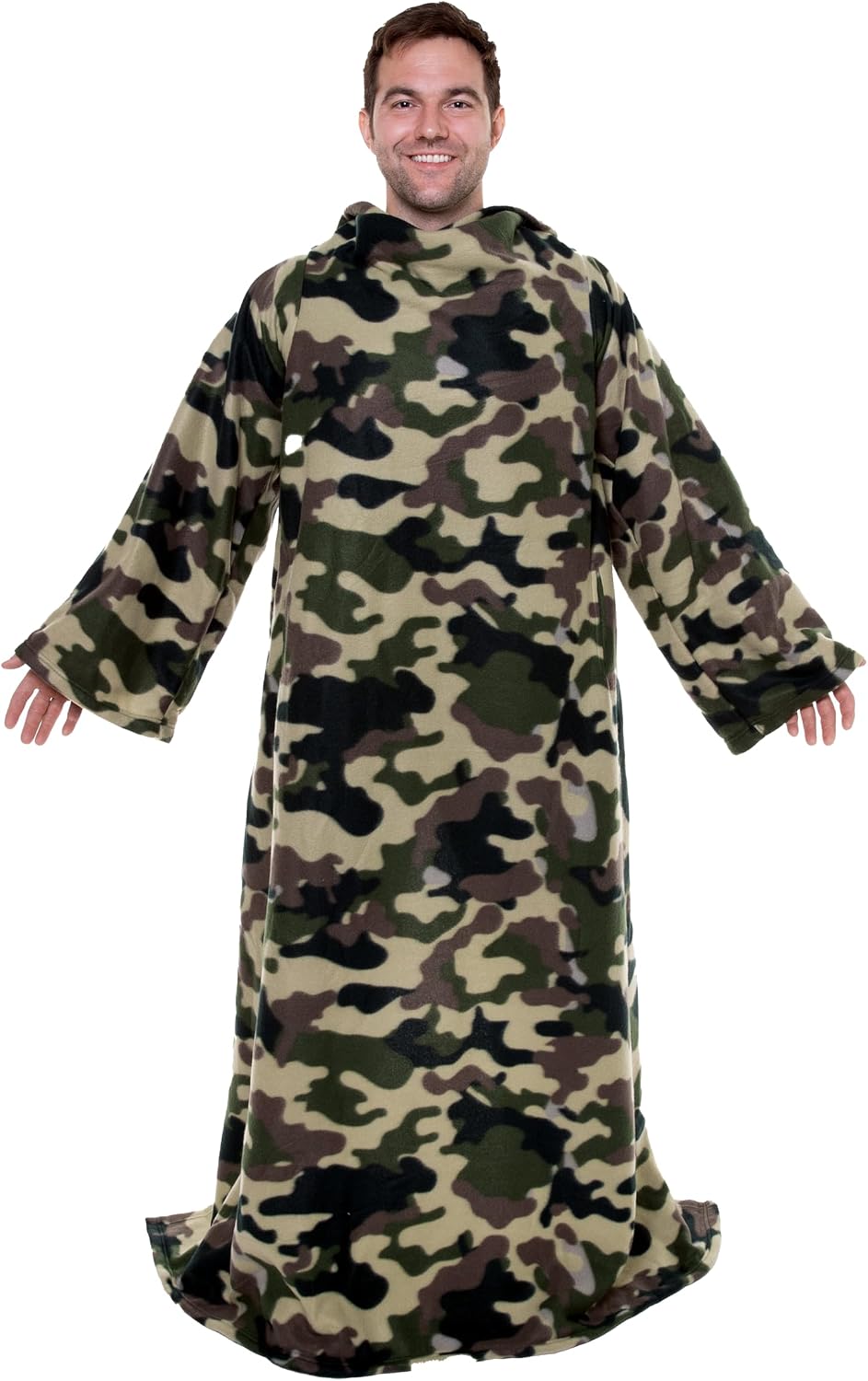 Snuggie The Original Wearable Blanket With Sleeves & Pockets | Cozy Oversized Throw for Adult Men & Women | One Size, 71x54