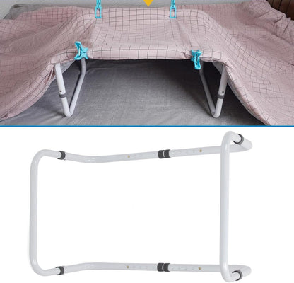 GOWENIC Adjustable Blanket Lifter for Feet, Sheet Riser Bed Cradle, Foot Tent Blanket Support with Clips, Bed Cradle for Surgery Recovery, Foot Tent for Pressure Relief