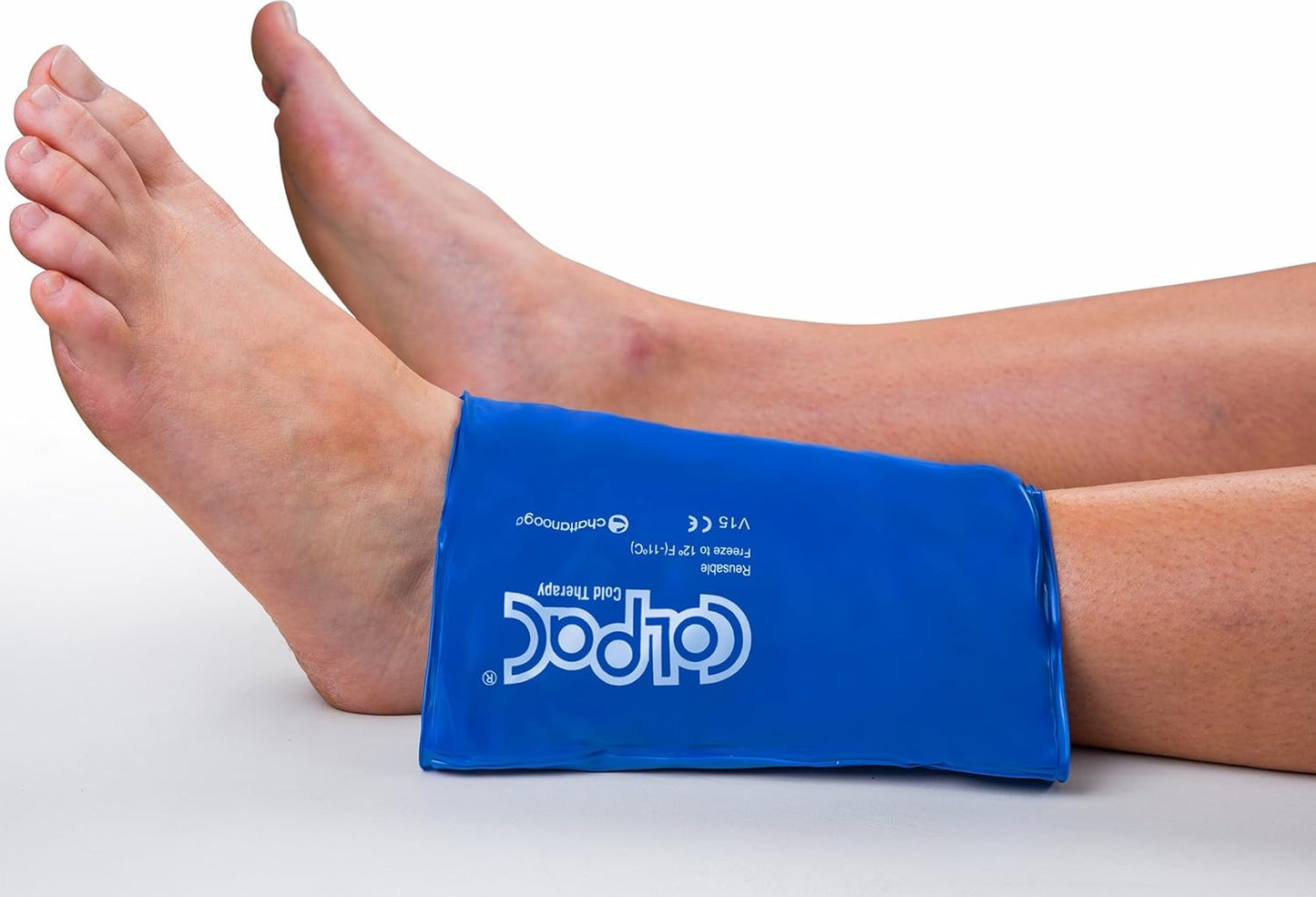 Chattanooga ColPac Reusable Gel Ice Pack Cold Therapy for Knee, Arm, Elbow, Shoulder, Back for Aches, Swelling, Bruises, Sprains, Inflammation (11"x14") - Blue