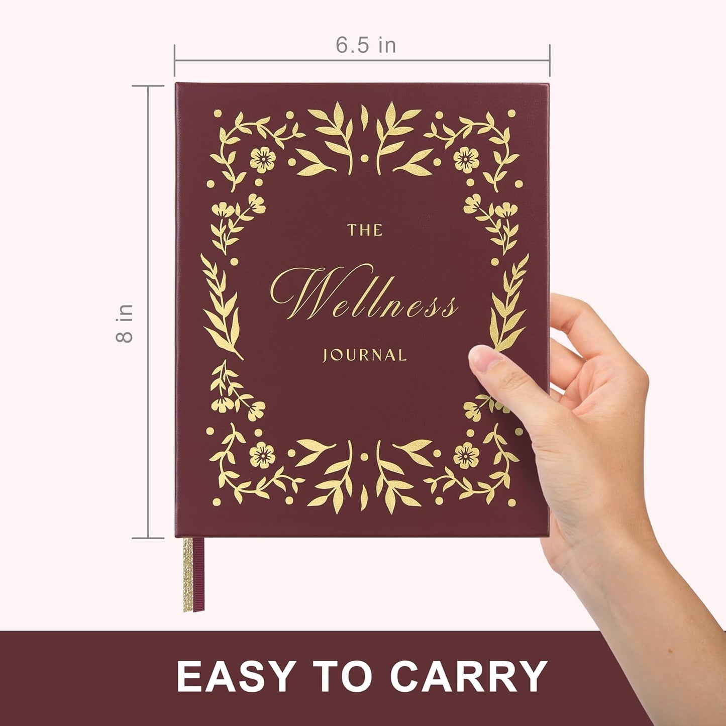 And Per Se Wellness Journal, Self Care & Daily Journal for Women, Mental Health Planner with Habit Tracker, Diet & Goals, Undated, Gift-Ready (Original Beige)
