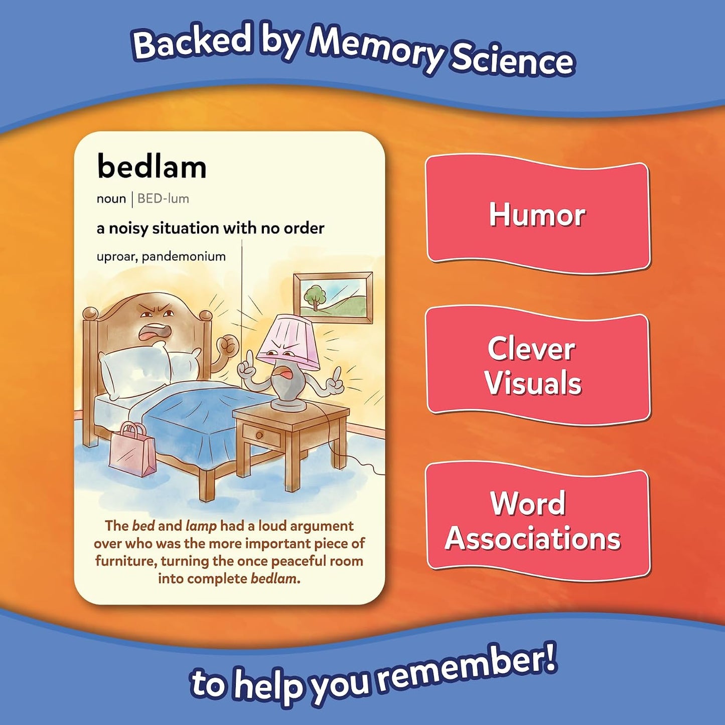 Skillmatics Vocabulary Flash Cards, SAT Prep – Wordables Level 3 | Screen-Free, Spelling Game, Learn 100 words with Wordplay, Visuals, & Soundplay, Learning Gift for Ages 8, 9, 10 & Up