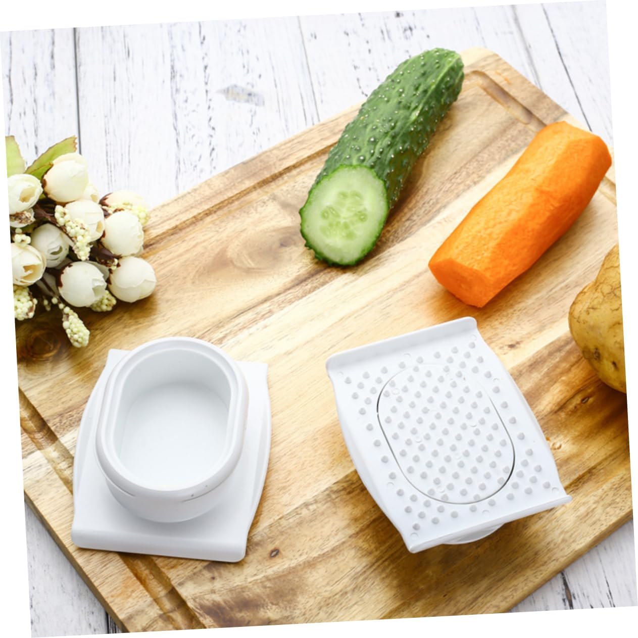 Peeler Guard Kitchen Grater Finger Protector Cut Proof Pp Plastic Kitchen Hand Protector Easy to Use Finger Covers Style