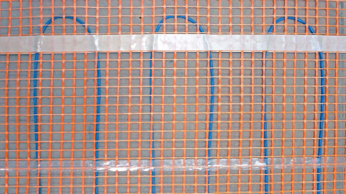 SunTouch TapeMat Electric Radiant Floor Heating Mat, Orange, 120V, 10 Sq Ft
