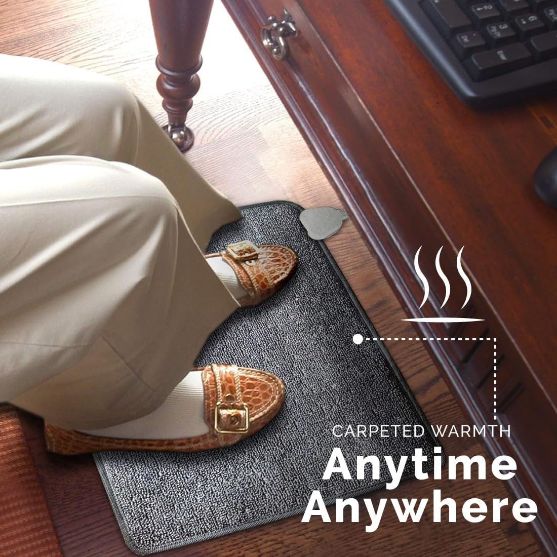 Cozy Products Cozy Toes Heated Foot Pad for Desk Chairs