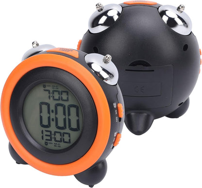 Vibrating Alarm Clock with Bed Shaker Portable Digital Alarm Clock with LED Display for Heavy Sleepers