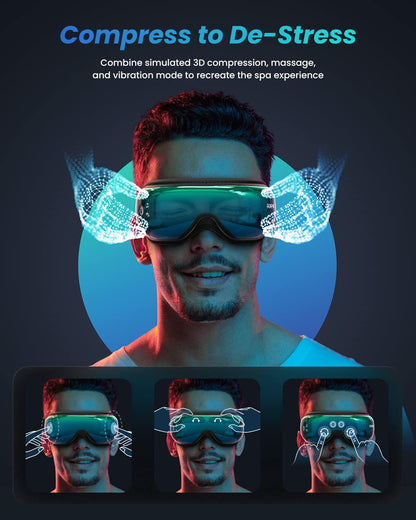 RENPHO Eyeris 3 Eye Massager with Heat and Cooling, Massaging Eye Mask