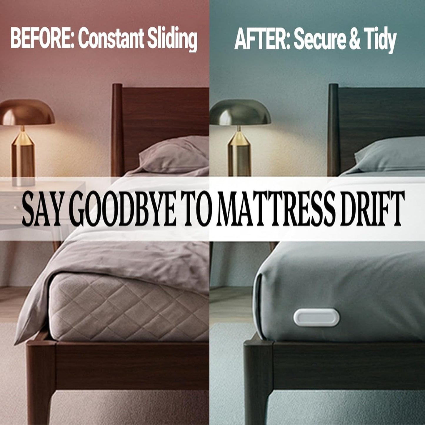 Bed Sheet Holders for Corners, Bed Sheet Clips Suitable for All mattresses, Easy-to-Install Bed Sheet Corner Holders Set of 4,Make the Bed Sheet Flat, Comfortable and not misplaced