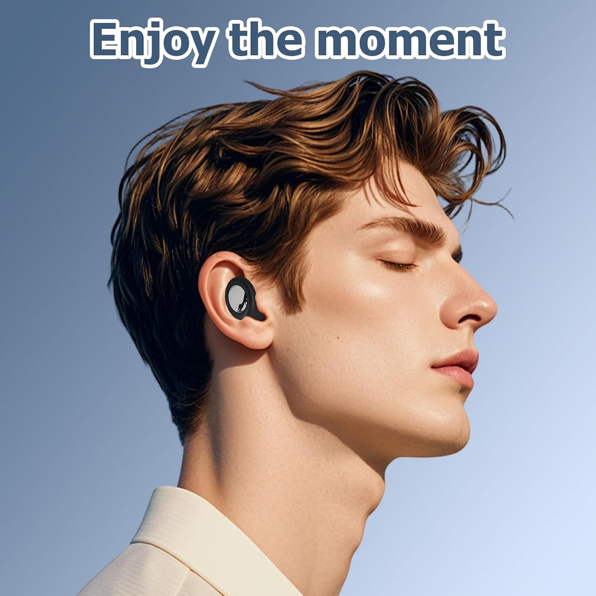 Noise-Proof Silicone Sleep earplugs: Reusable for Washing, Super Soft and Comfortable fit, Suitable for Sleep, Study, Travel, Work and Business Trips. Comes with 4 Pairs of earplug Tips (Black)
