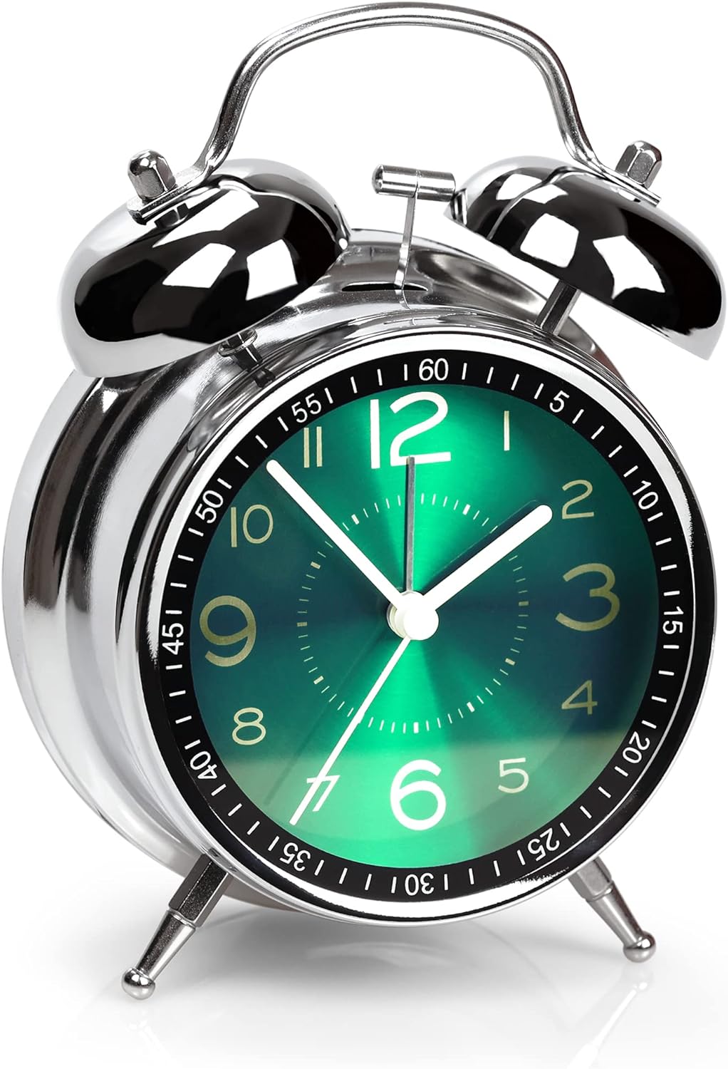 AYRELY® Super Loud Alarm Clock for Heavy Sleepers, 4.5 Inch Twin Bell Retro
