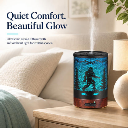 Tree Essential Oils Diffuser for Home 150ML Aromatherapy Diffuser | Birthday Gifts for Women mom,Metal Cool Mist Humidifier with 7 Colors Lights Waterless Auto Off Air Diffusers