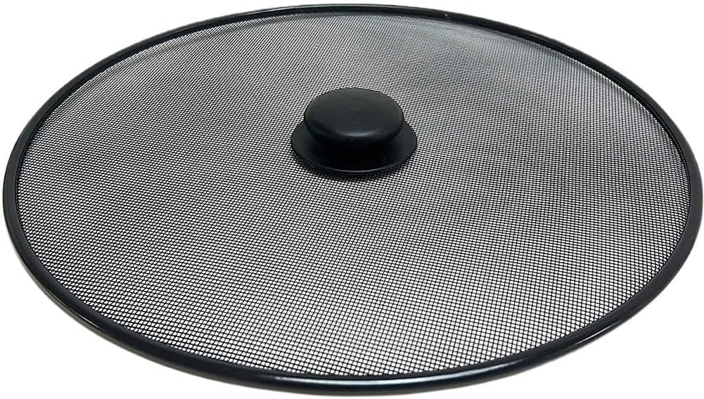 Amosfun Oil Splash Guard Splatter Screen for Frying Pan 11.41 Inch Mesh Cover for Pot Skillet and Wok Grease Splatter Shield Kitchen Cooking Accessory