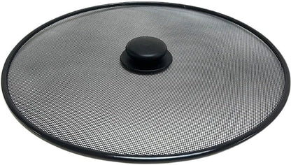 Amosfun Oil Splash Guard Splatter Screen for Frying Pan 11.41 Inch Mesh Cover for Pot Skillet and Wok Grease Splatter Shield Kitchen Cooking Accessory