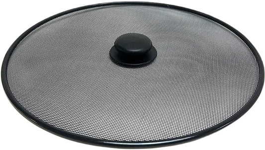 Amosfun Oil Splash Guard Splatter Screen for Frying Pan 11.41 Inch Mesh Cover for Pot Skillet and Wok Grease Splatter Shield Kitchen Cooking Accessory