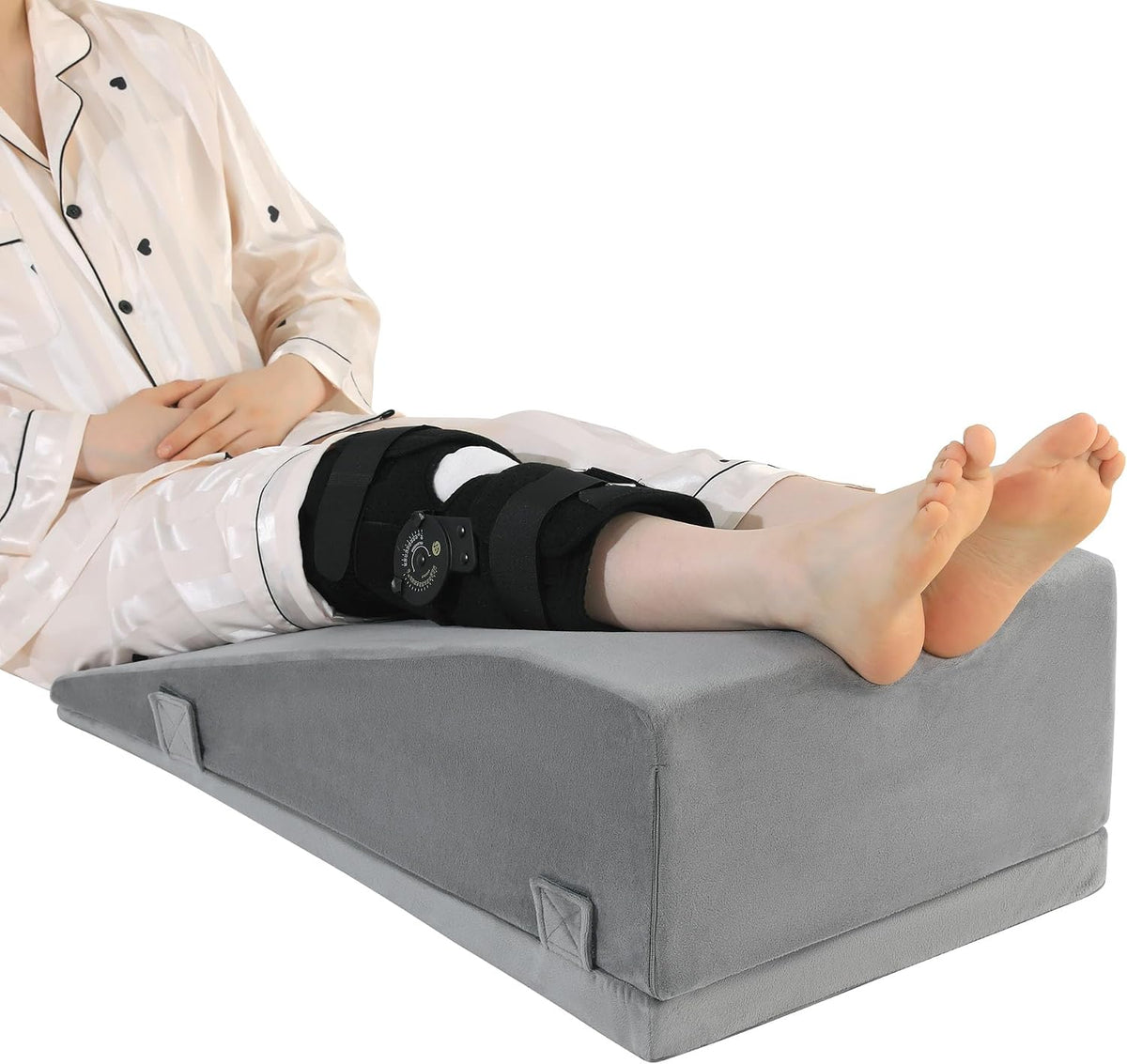 ROYALAY Leg Elevation Pillows for After Surgery, Adjustable Height Knee Surgery Recovery Equipment, Knee Replacement Recovery Aids for Hip Ankle Pain Relief Patent Pending