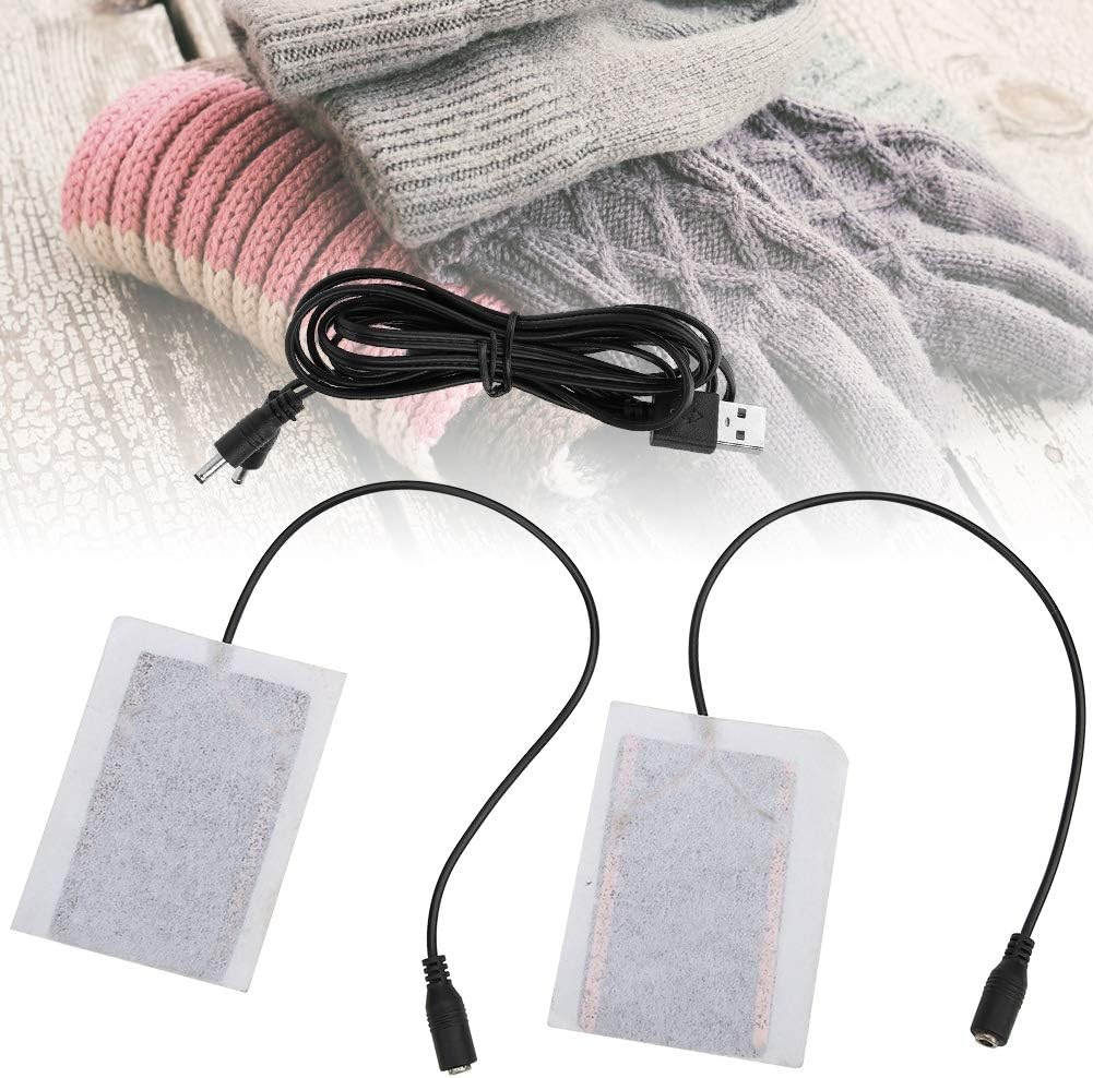 Portable 5V Carbon Fiber Heating Pad , Hand Warmer , USB Electric Fever Heat Mat for Keeping Warm in Gloves and Pockets , Mountaineering Protective Equipment