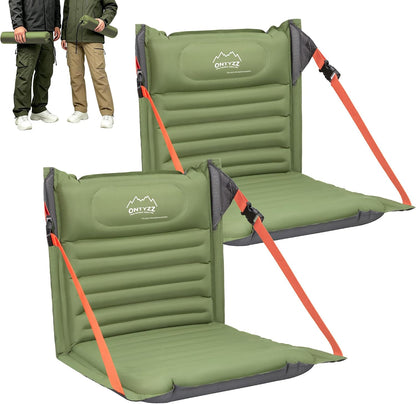 ONTYZZ Stadium Seats with Back Support Inflatable Portable Folding Seat