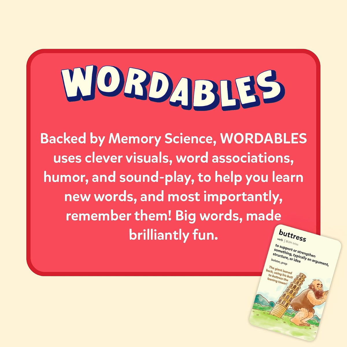 Skillmatics Vocabulary Flash Cards, SAT Prep – Wordables Level 3