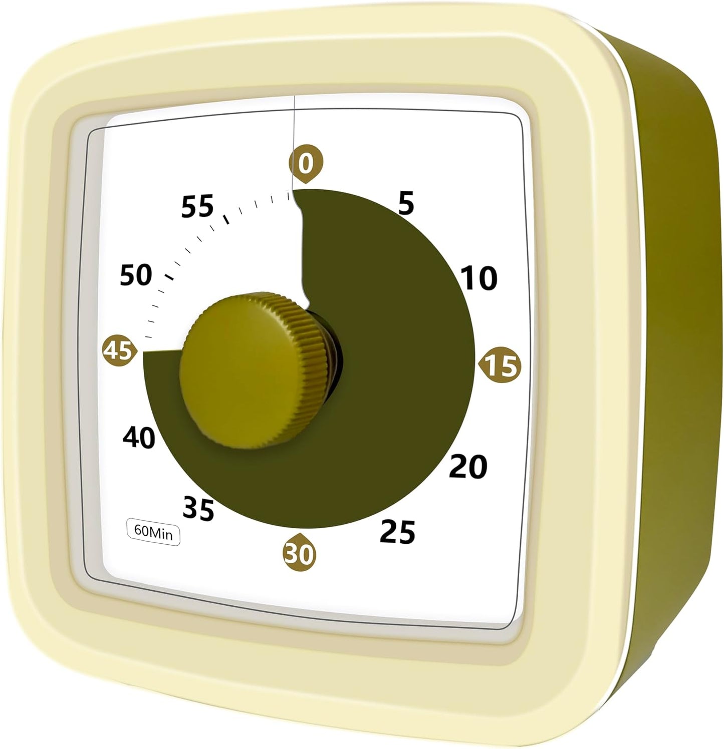 Visual Timer 60 Minute Timer Silent Countdown Clock – No Ticking, Gentle Ring with Mute Option, Timers for Kids Homework Classroom Management Kitchen Pasta, Adult Pomodoro & Deep Work, Purple