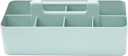 Portable Caddy American Made, DIY Dividers, 8 Compartments, Supply Organizer, Portable Tote Basket with Handle Storage Organizer Bathroom, Office, Crafts, or School Supplies