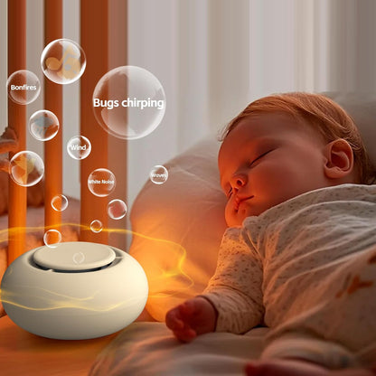 Portable Baby Sound Machine [White Noise for Babies Kids Adults][Timer Function][20 Soothing Sounds][Sleep Soother] 15 Hours Battery Life, Travel,Registry,Gifts,Shower,Clips on Baby Stroller