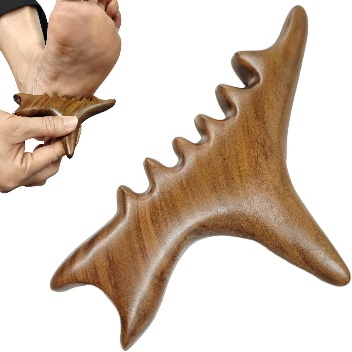 Wooden Foot Acupressure Reflexology Massager