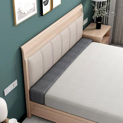 SAMTY Bed Gap Filler for headboard Space Gap Filler Bolster Stopper 54x6x4 | Full Bed, Closes Gaps Between Headboard And Mattress With Supportive Foam And Removable Washable Linen Cover