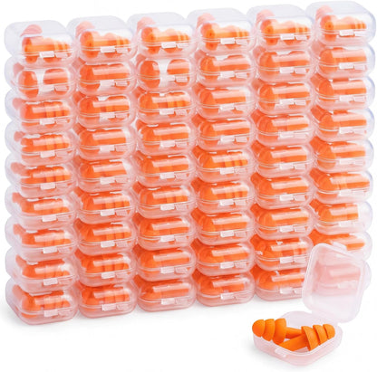 Tondiamo 150 Pairs Ear Plugs Bulk Individually Wrapped Earplug, Multicolor