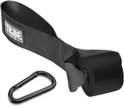 Door Anchor Strap for Resistance Bands with 5 Loops and Metal D-Rings | Fits most doors and resistance bands, 5 anchor points, reinforced nylon, tool-free setup, full-body workout versatility